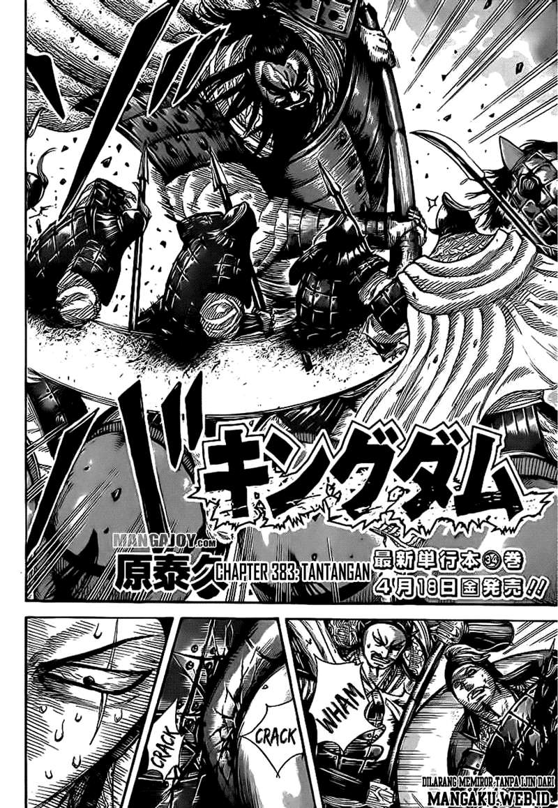 Kingdom Chapter 383 - halaman 3