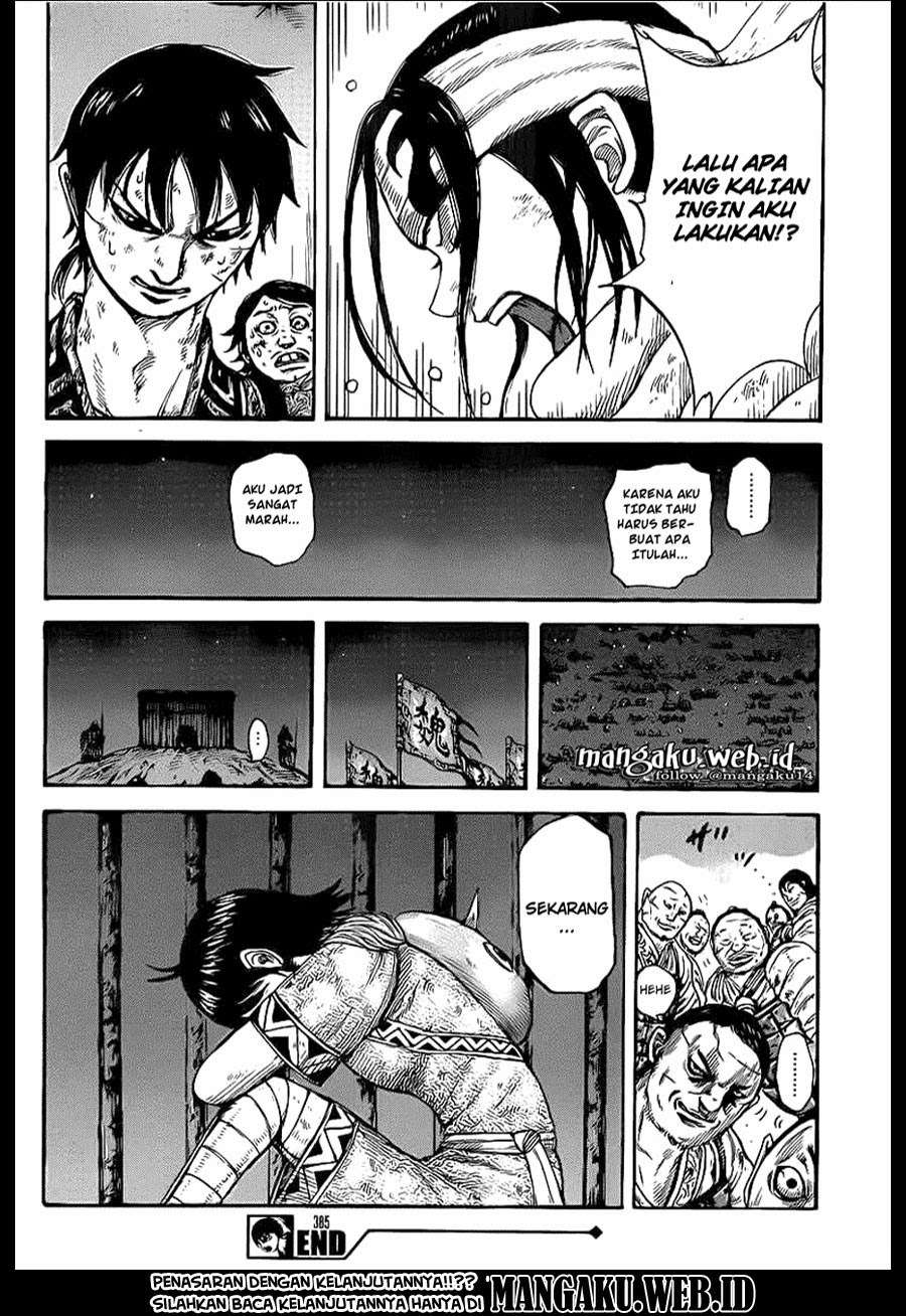 Kingdom Chapter 385 - halaman 18