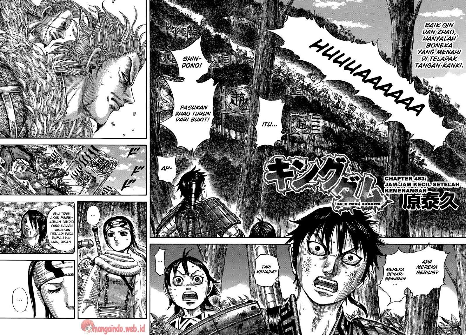 Kingdom Chapter 483 - halaman 2