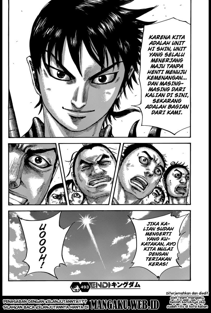 Kingdom Chapter 493 - halaman 19