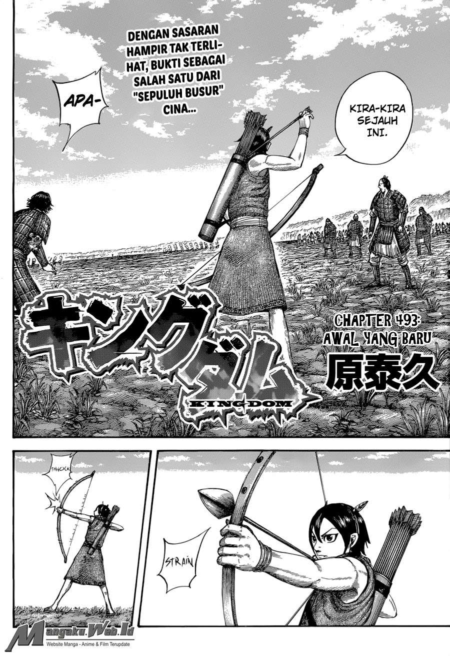 Kingdom Chapter 493 - halaman 3