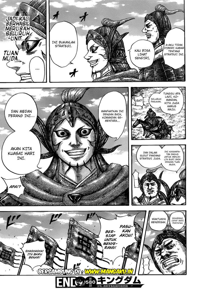 Kingdom Chapter 580 - halaman 18