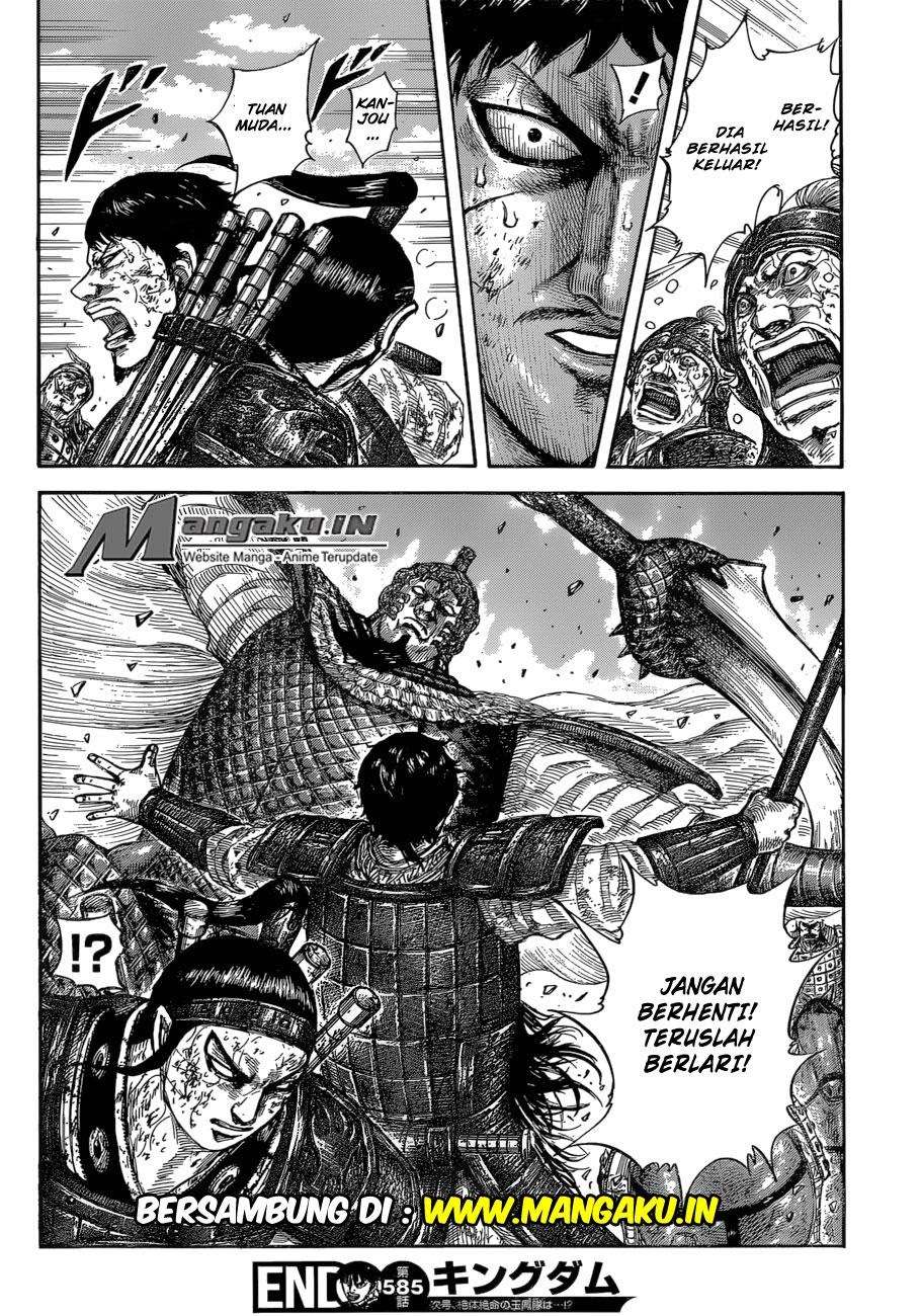Kingdom Chapter 585 - halaman 19