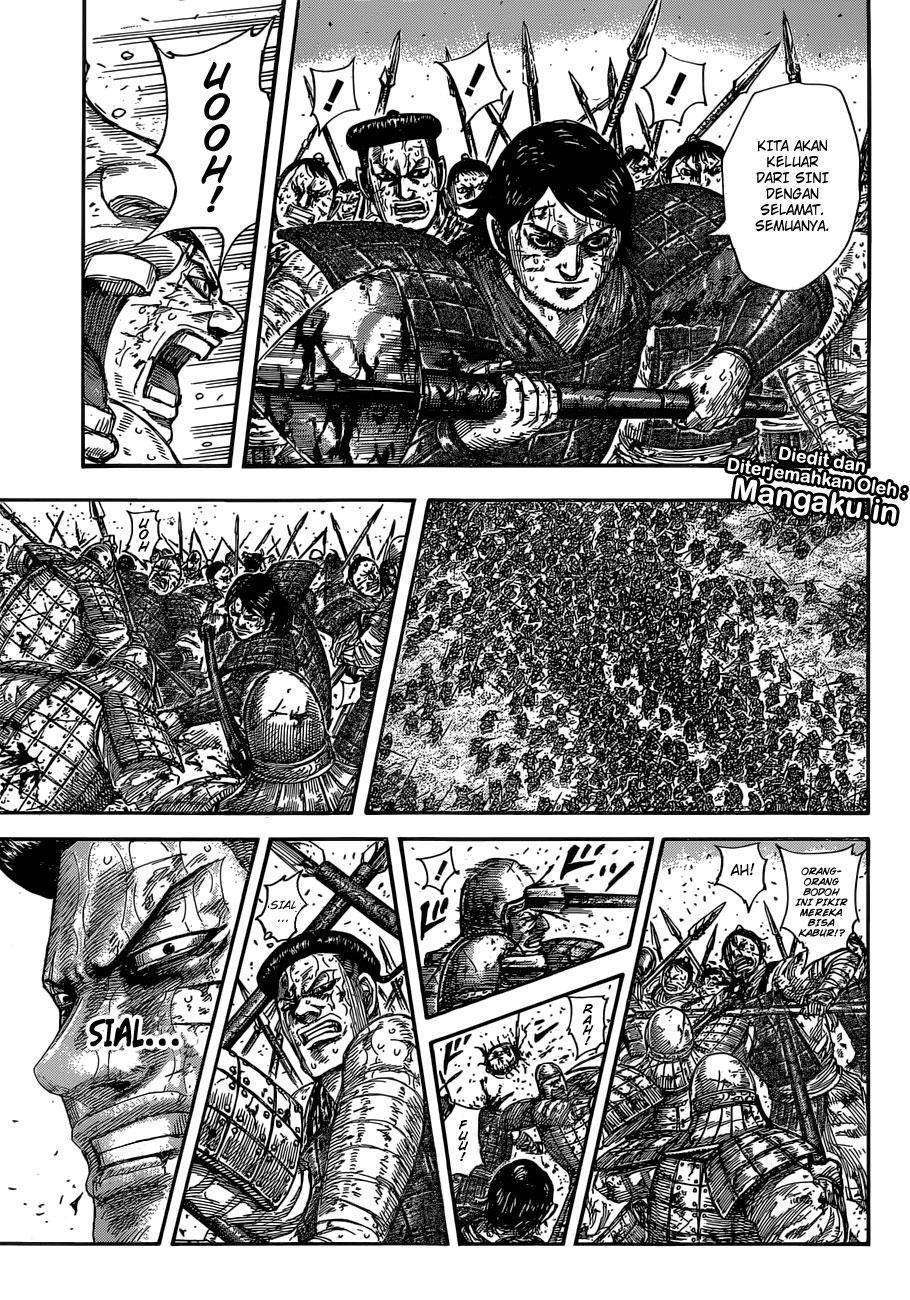 Kingdom Chapter 592 - halaman 18