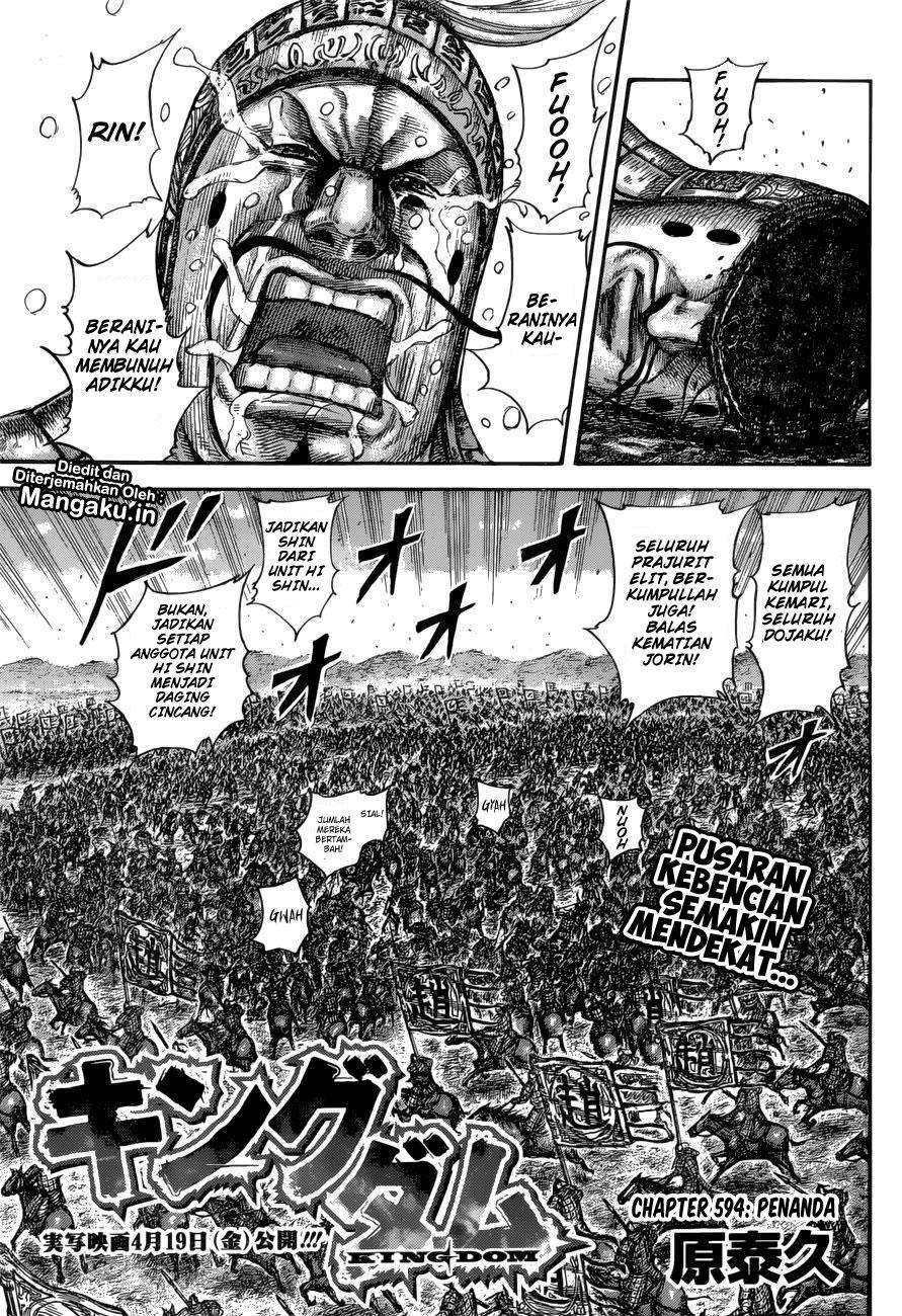 Kingdom Chapter 594 - halaman 1