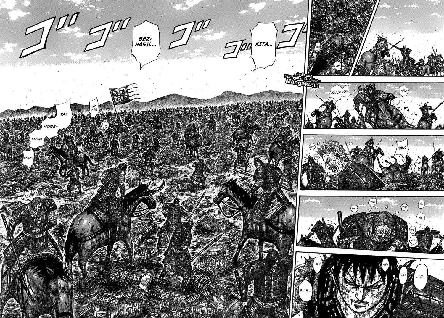 Kingdom Chapter 595 - halaman 9