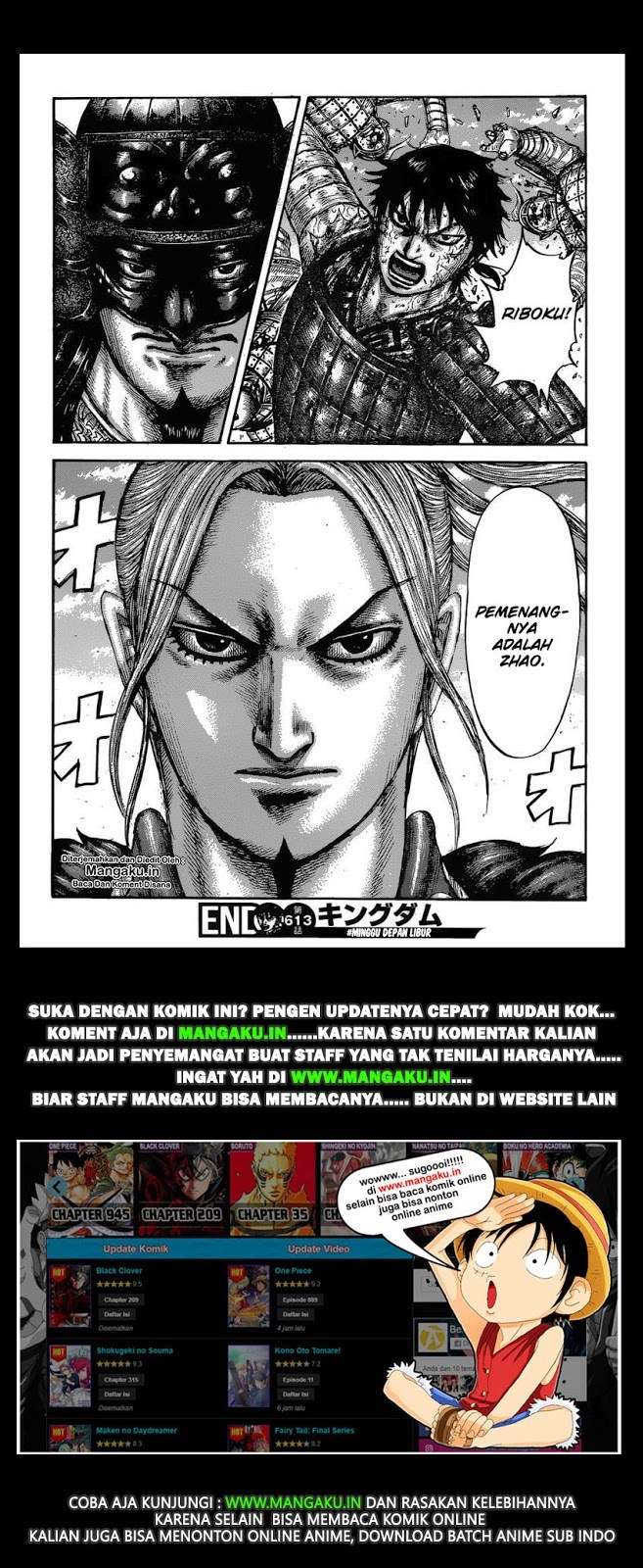 Kingdom Chapter 613 - halaman 19