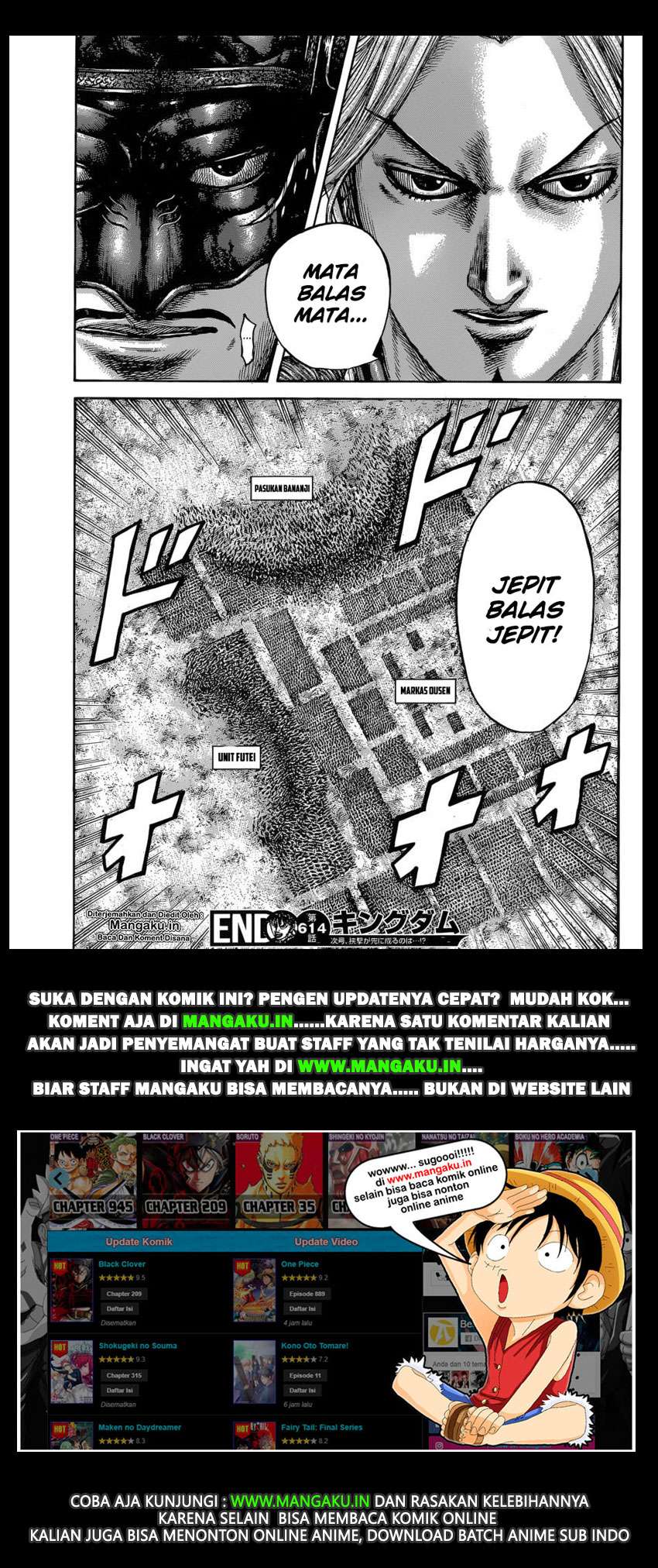 Kingdom Chapter 614 - halaman 19