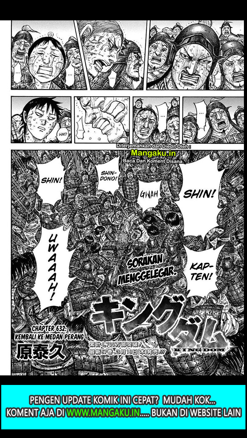 Kingdom Chapter 632 - halaman 3