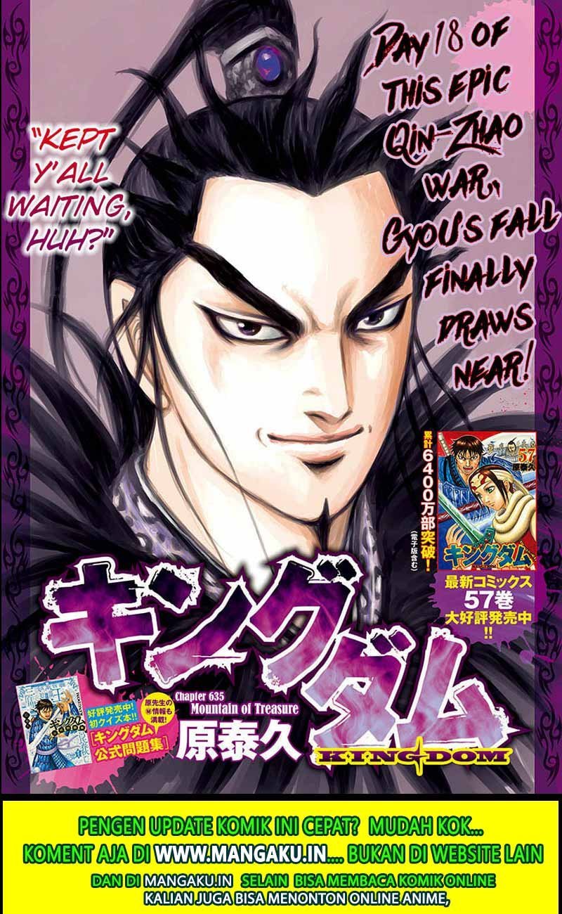 Kingdom Chapter 635 - halaman 3
