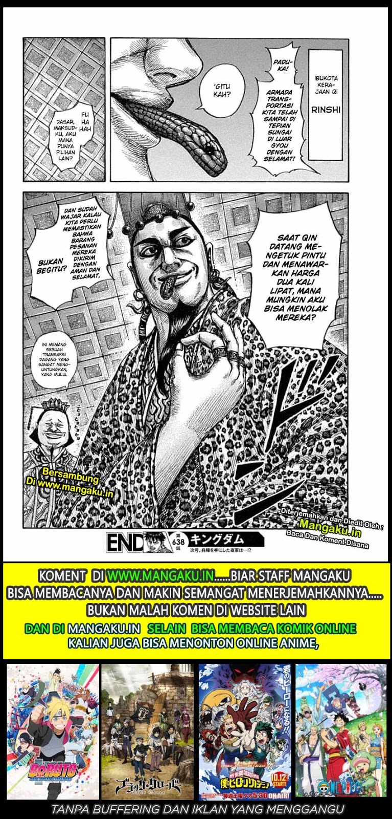 Kingdom Chapter 638 - halaman 20