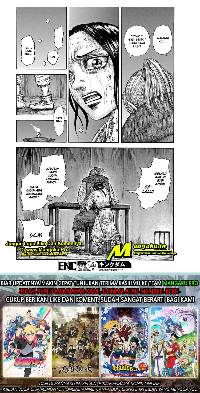 Kingdom Chapter 646 - halaman 20