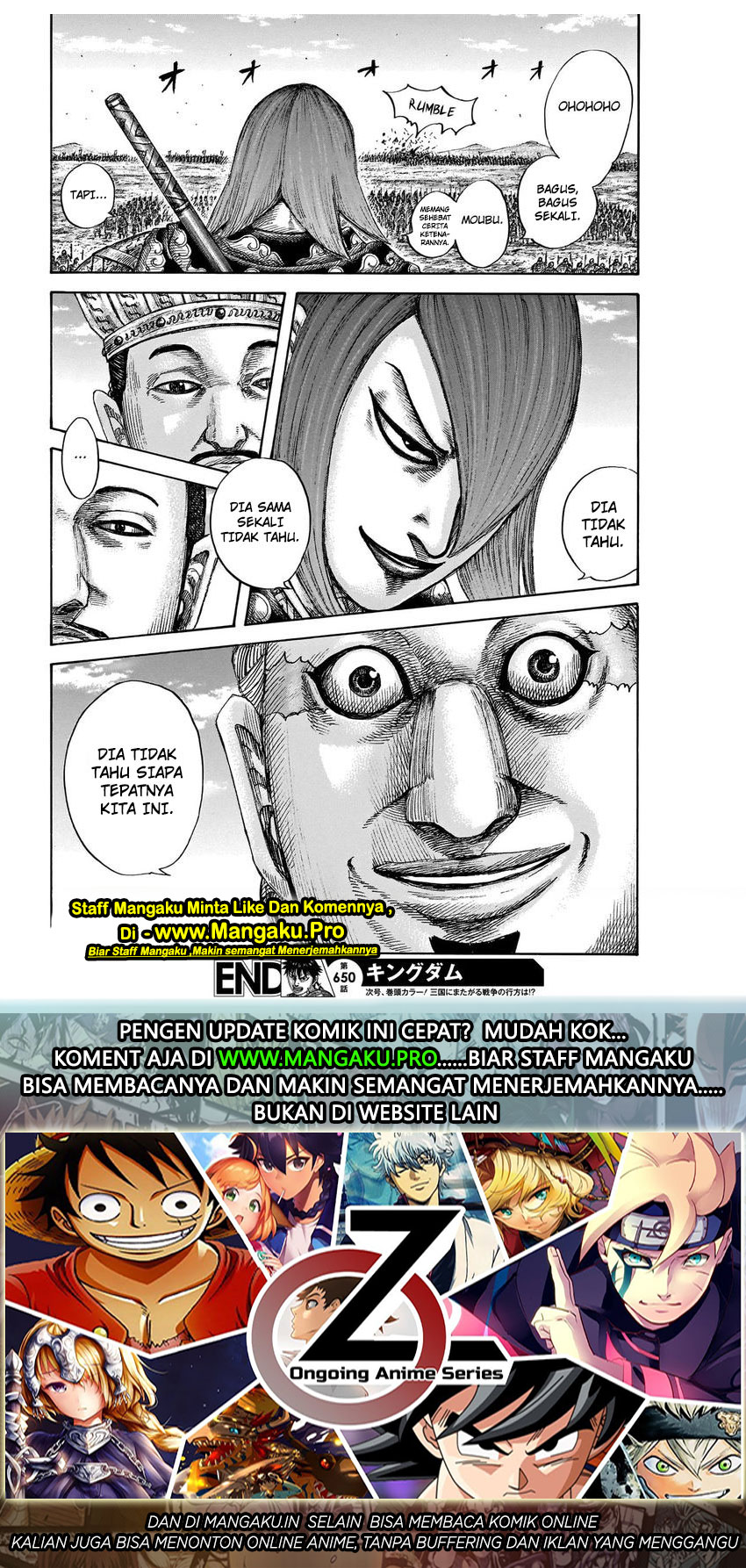 Kingdom Chapter 650 - halaman 19