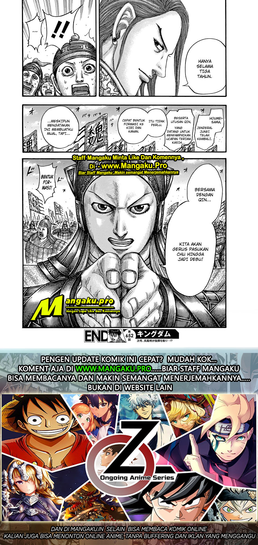 Kingdom Chapter 652 - halaman 20