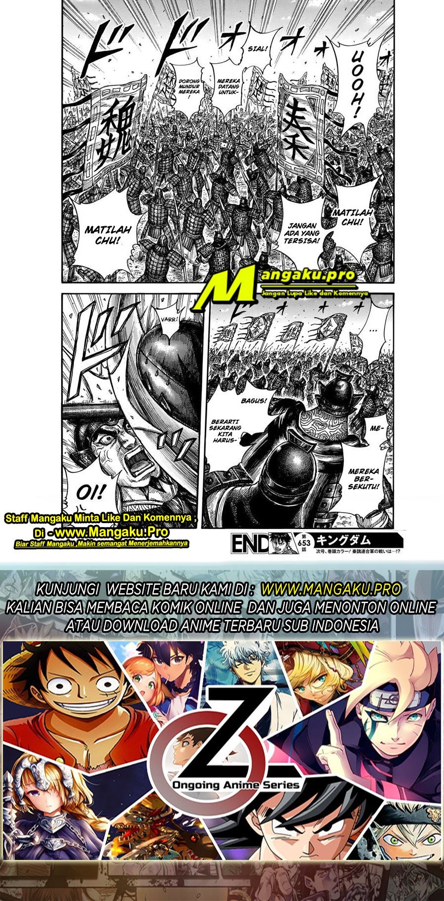 Kingdom Chapter 653 - halaman 17