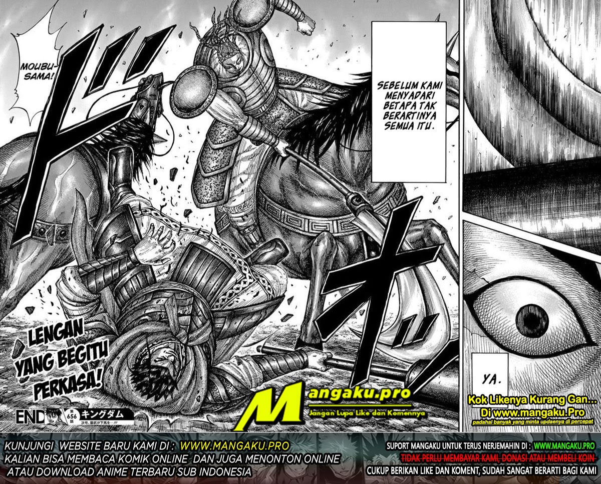 Kingdom Chapter 656 - halaman 17
