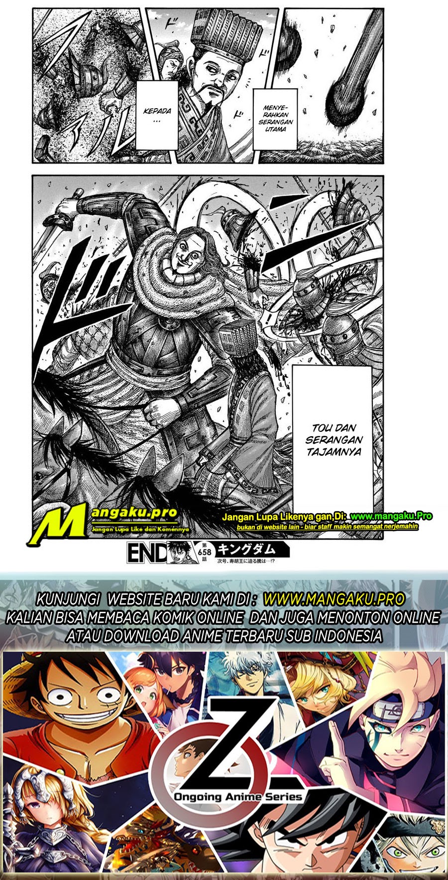 Kingdom Chapter 658 - halaman 19