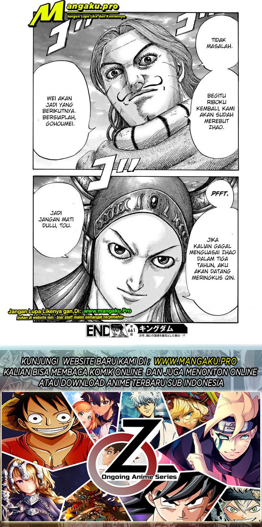 Kingdom Chapter 661 - halaman 20