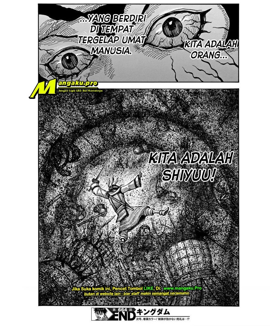 Kingdom Chapter 664 - halaman 20