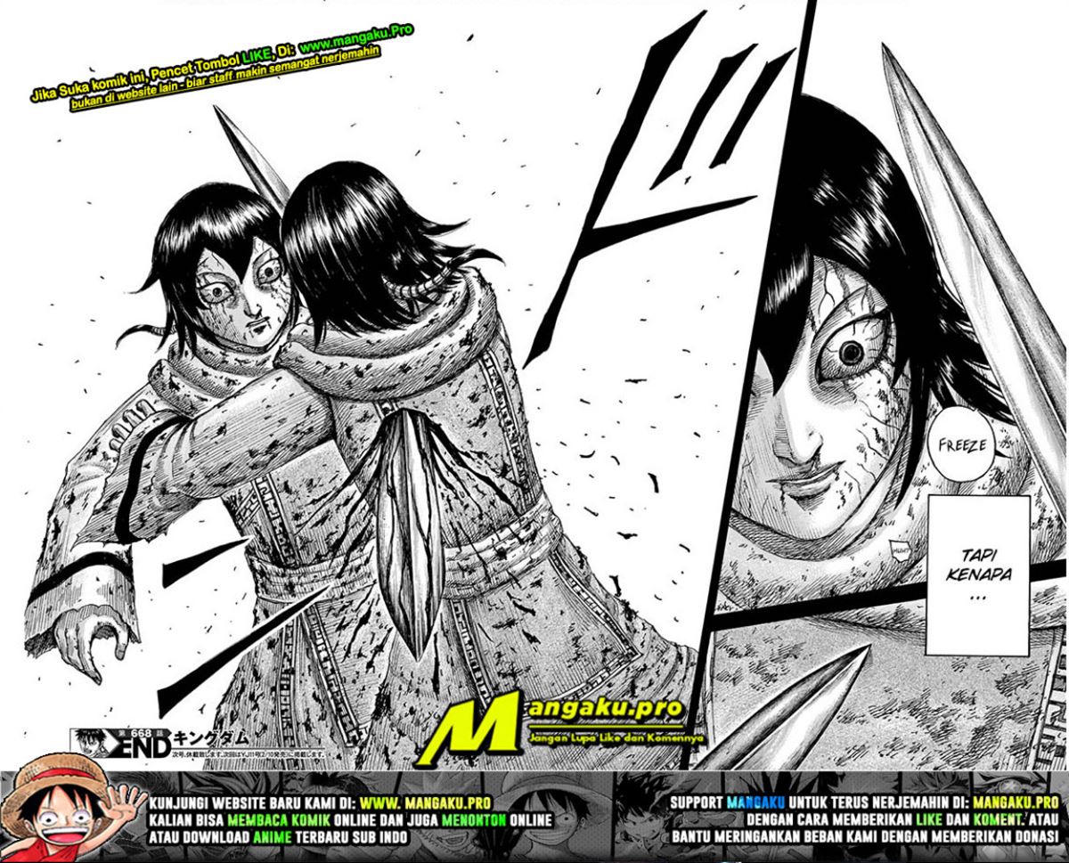 Kingdom Chapter 668 - halaman 12