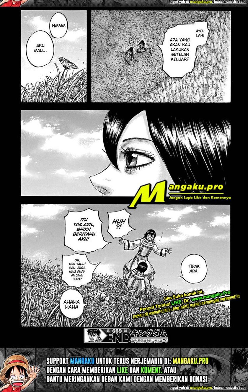 Kingdom Chapter 669 - halaman 11