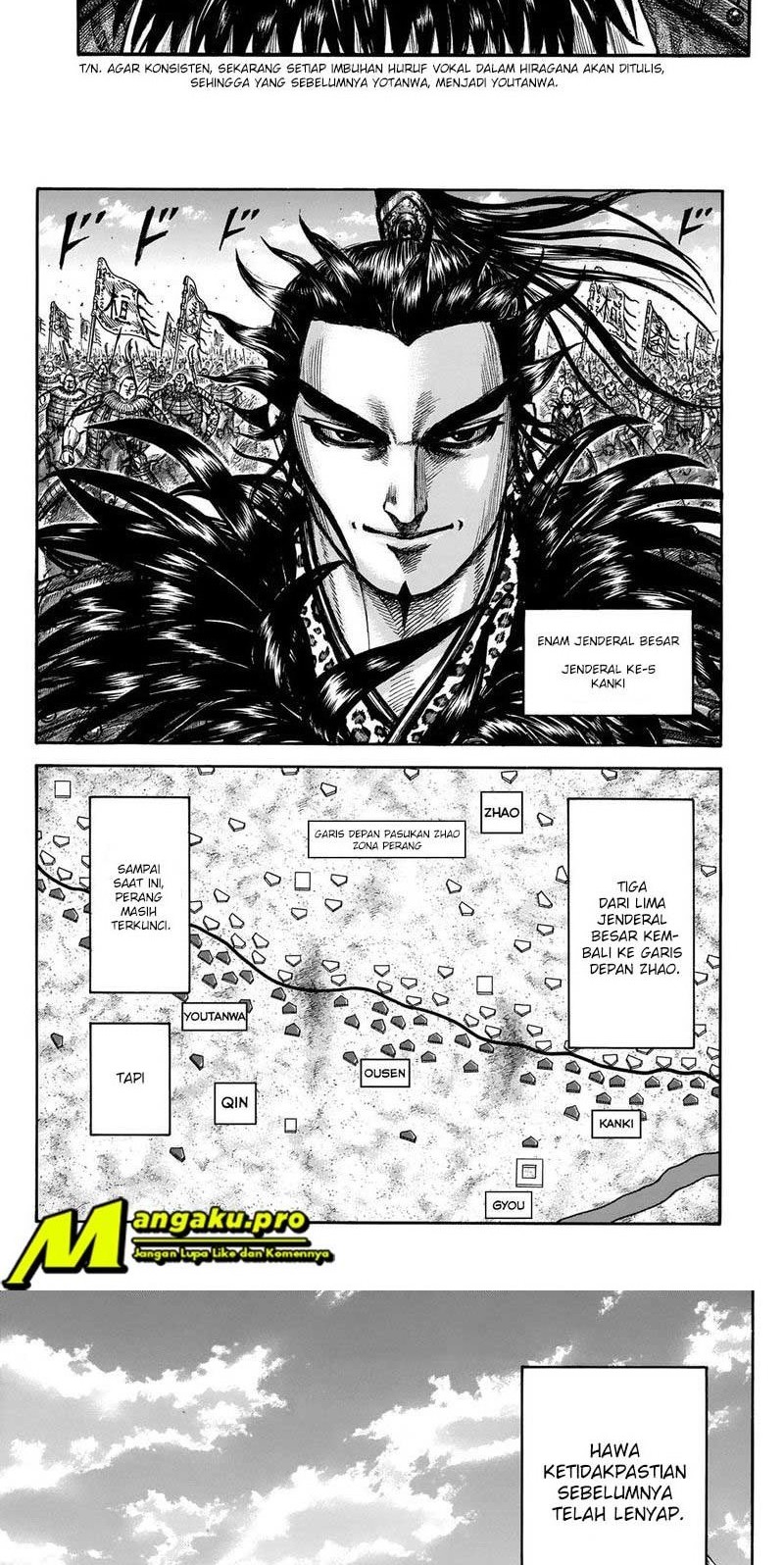 Kingdom Chapter 673 - halaman 8