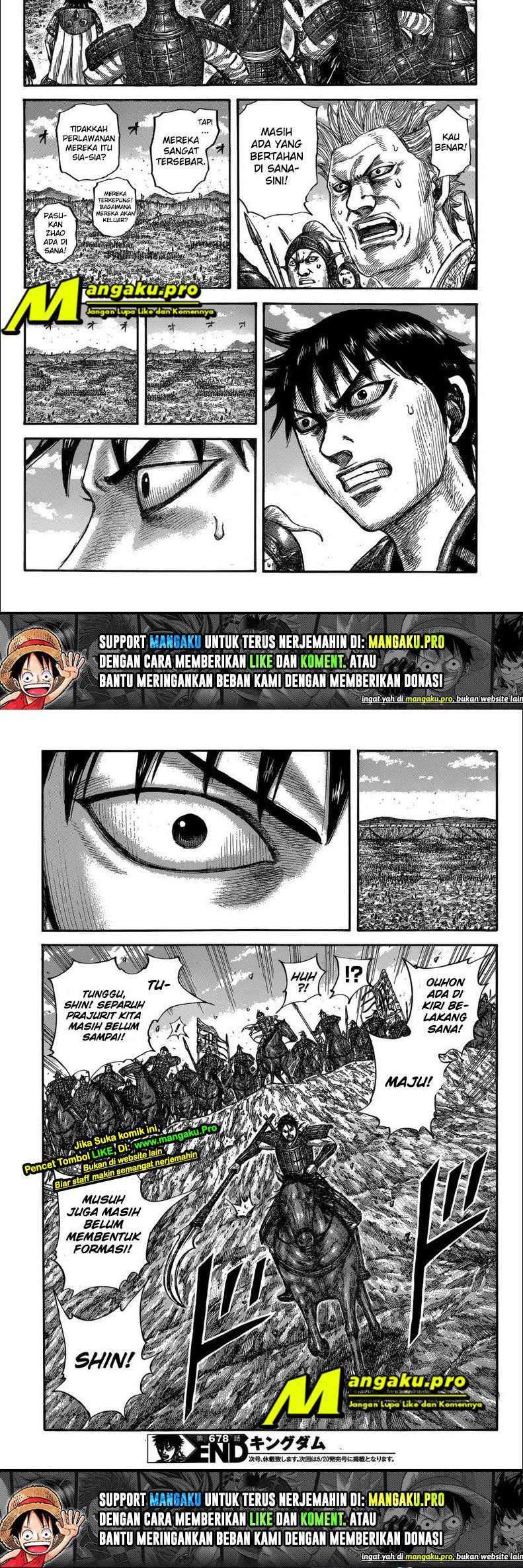 Kingdom Chapter 678 - halaman 13