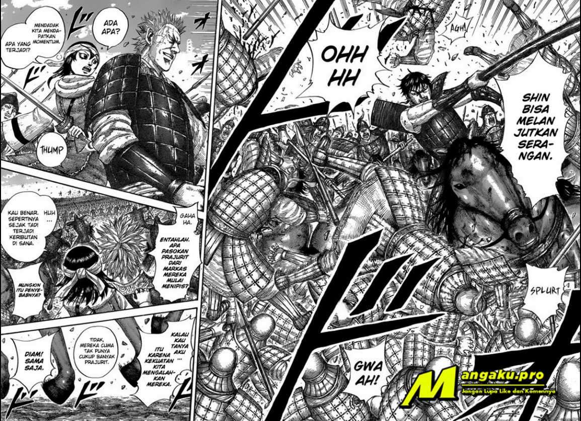 Kingdom Chapter 684 - halaman 8