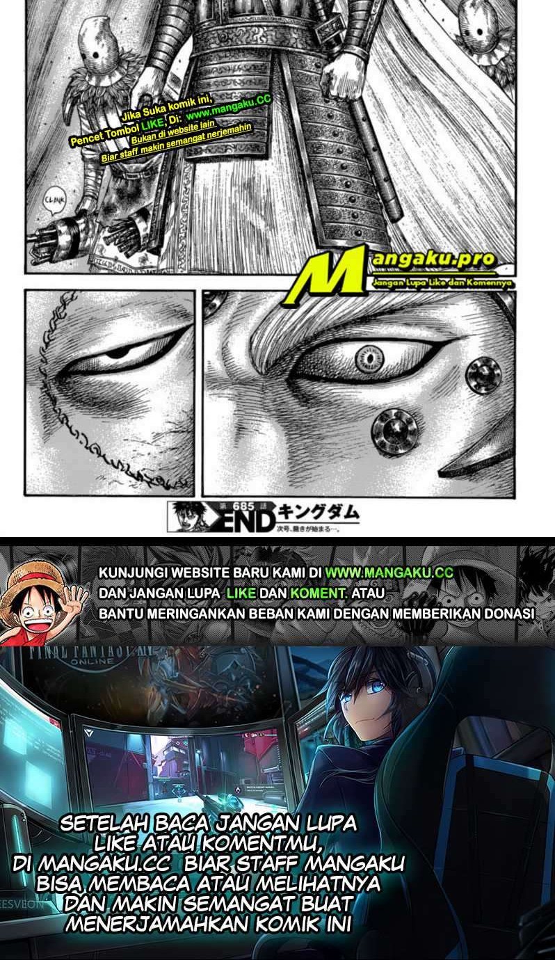 Kingdom Chapter 685 - halaman 10