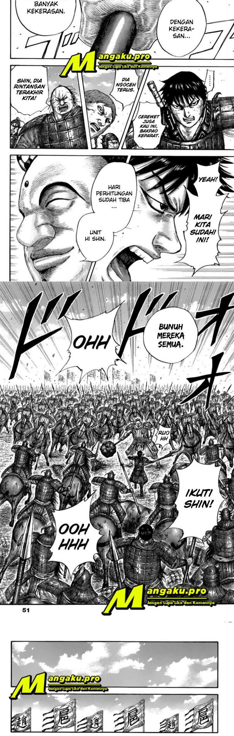 Kingdom Chapter 685 - halaman 8