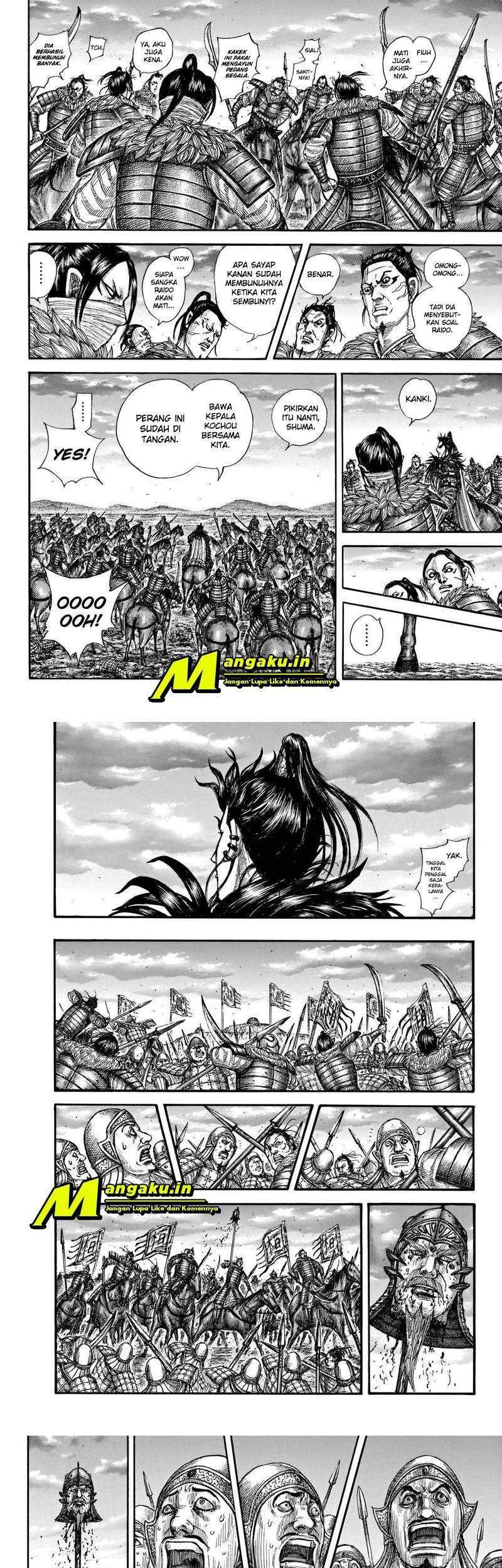 Kingdom Chapter 694 - halaman 8
