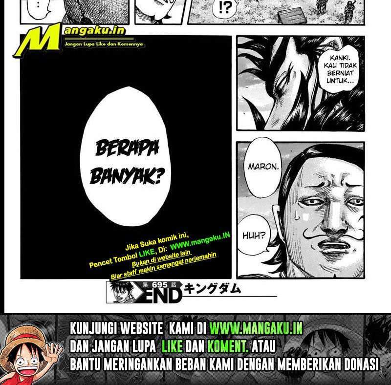 Kingdom Chapter 695 - halaman 13