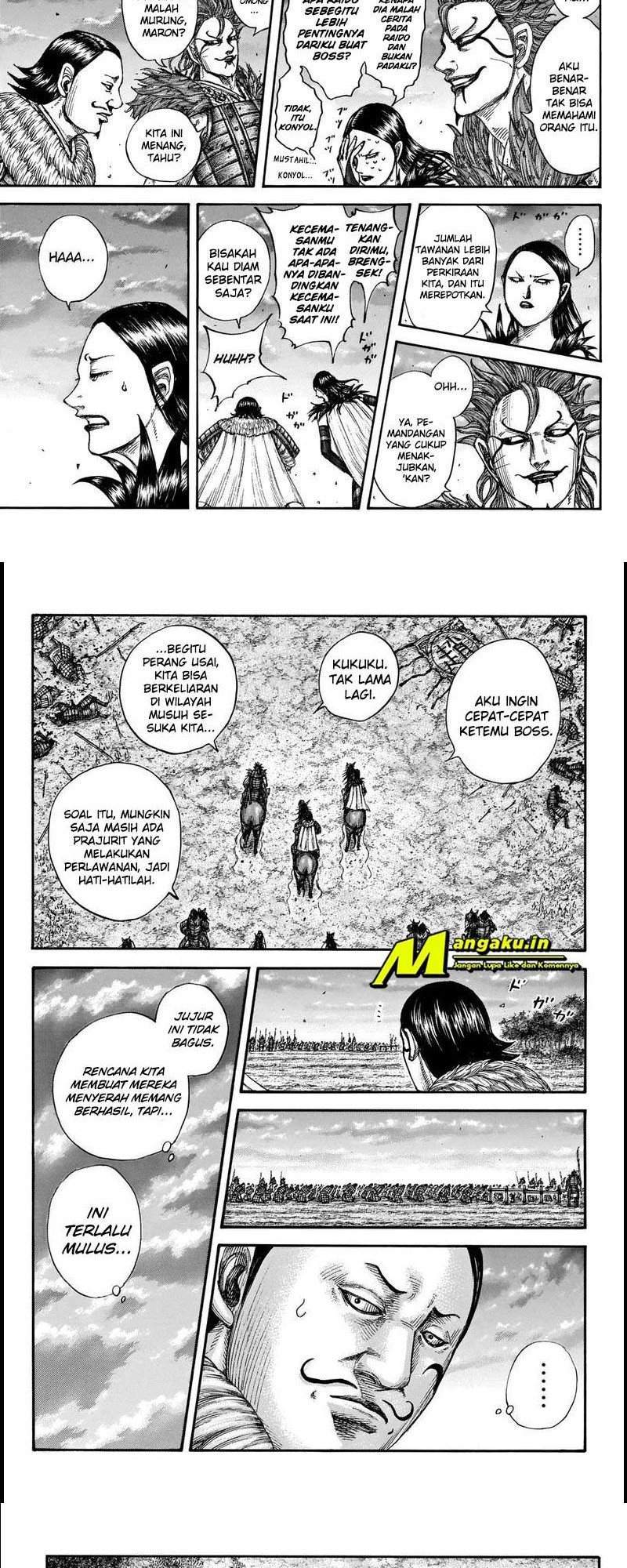 Kingdom Chapter 695 - halaman 4