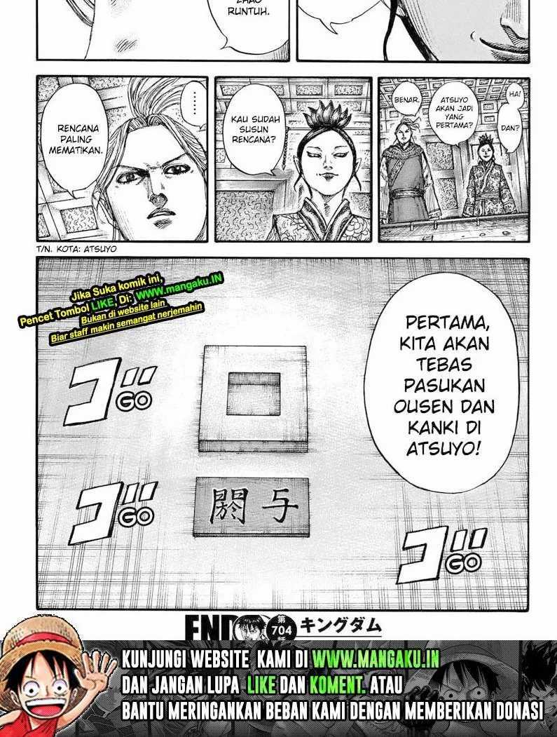 Kingdom Chapter 704 - halaman 22