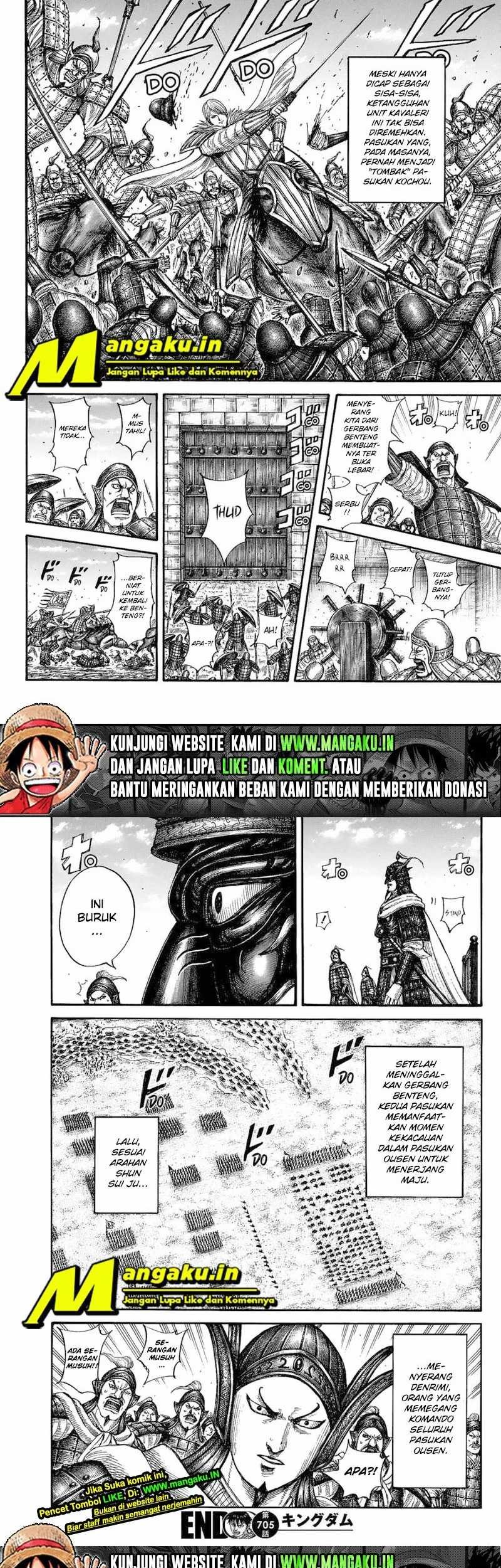 Kingdom Chapter 705 - halaman 14