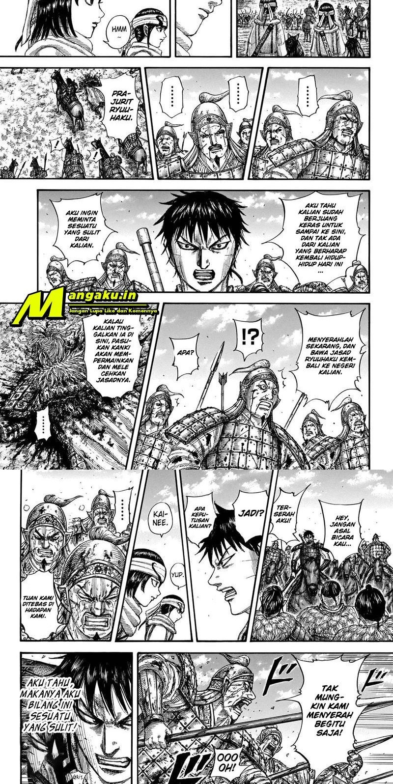 Kingdom Chapter 708 - halaman 4