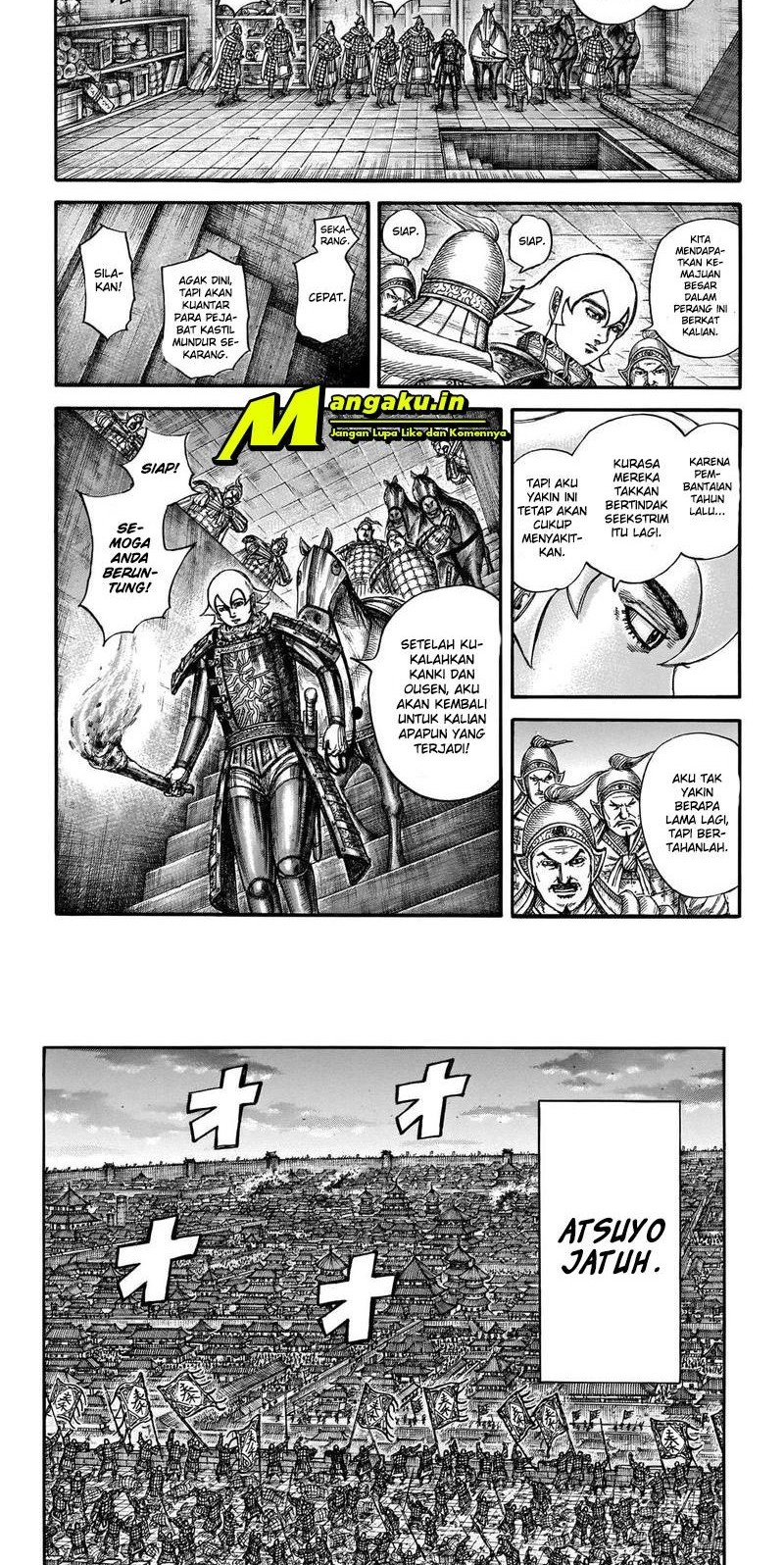 Kingdom Chapter 708 - halaman 8