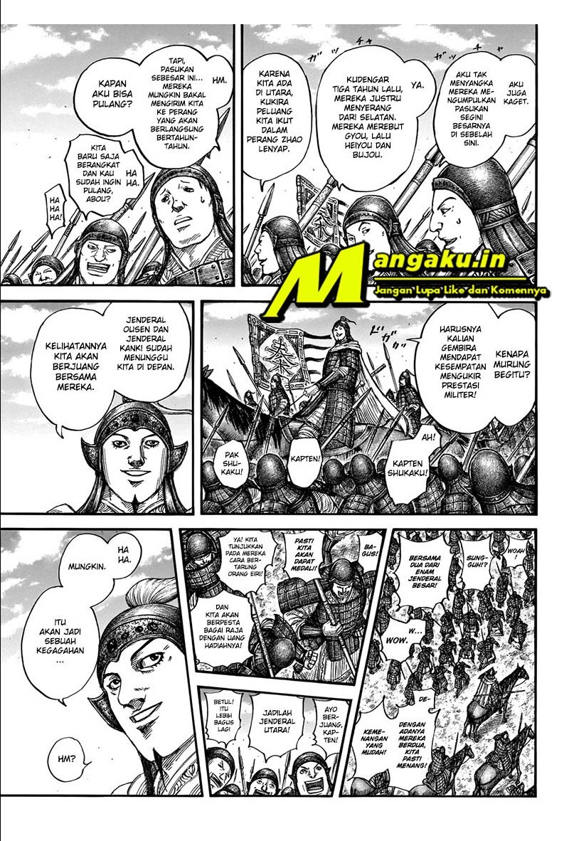 Kingdom Chapter 710 - halaman 3
