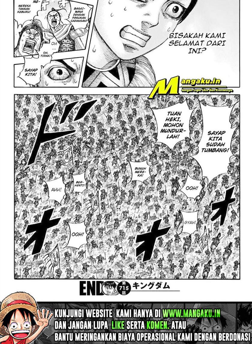 Kingdom Chapter 715 - halaman 20