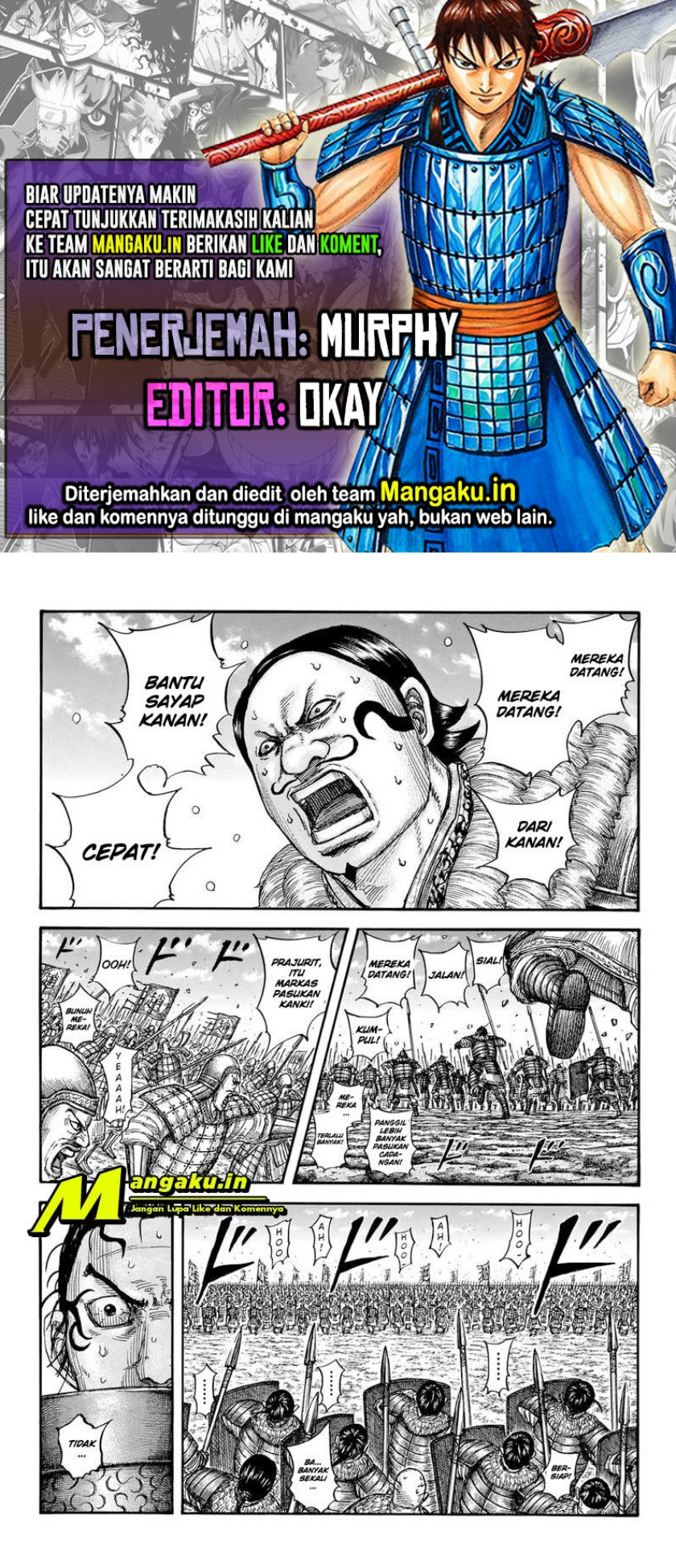 Kingdom Chapter 718 - halaman 1