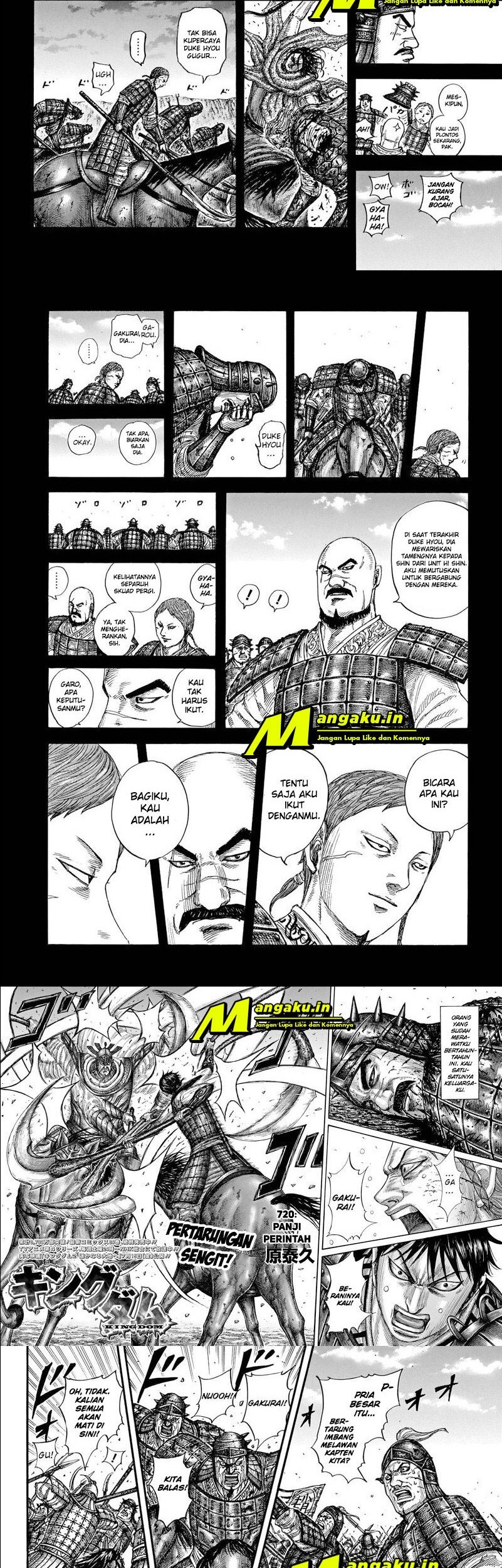 Kingdom Chapter 720 - halaman 2