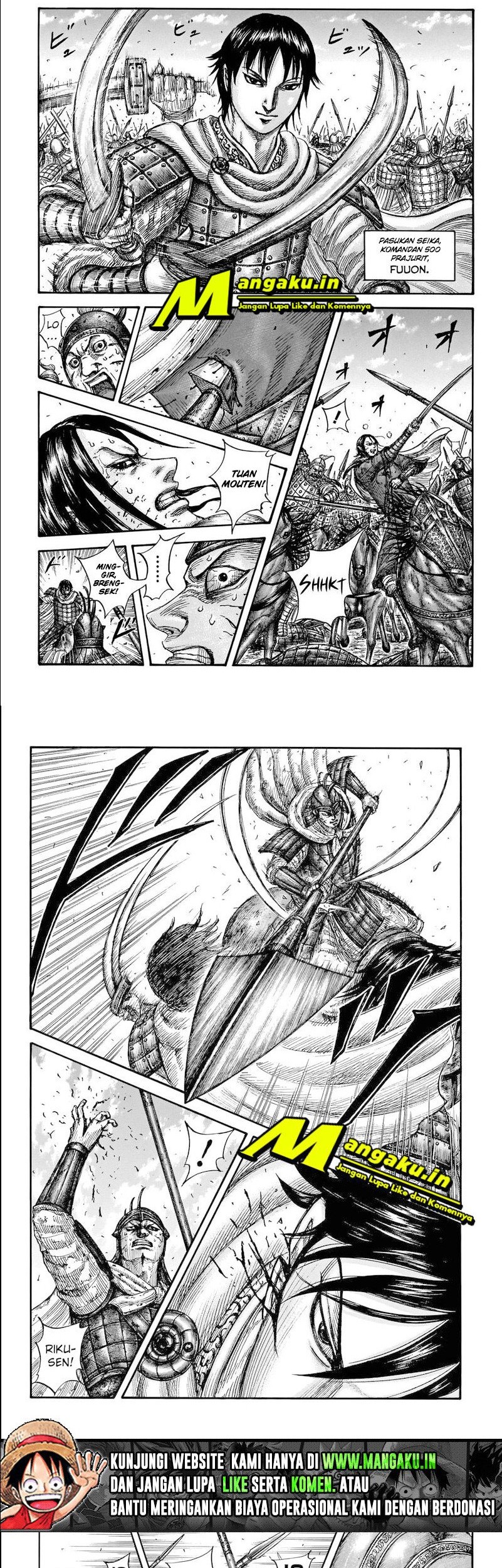 Kingdom Chapter 720 - halaman 8