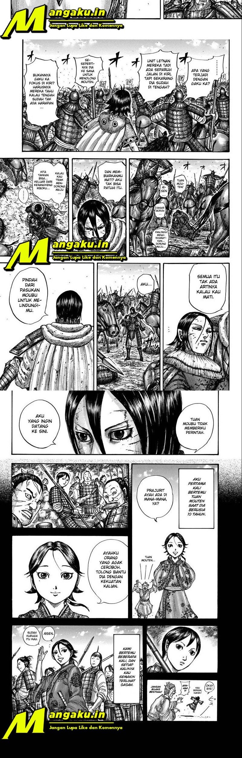 Kingdom Chapter 721 - halaman 4