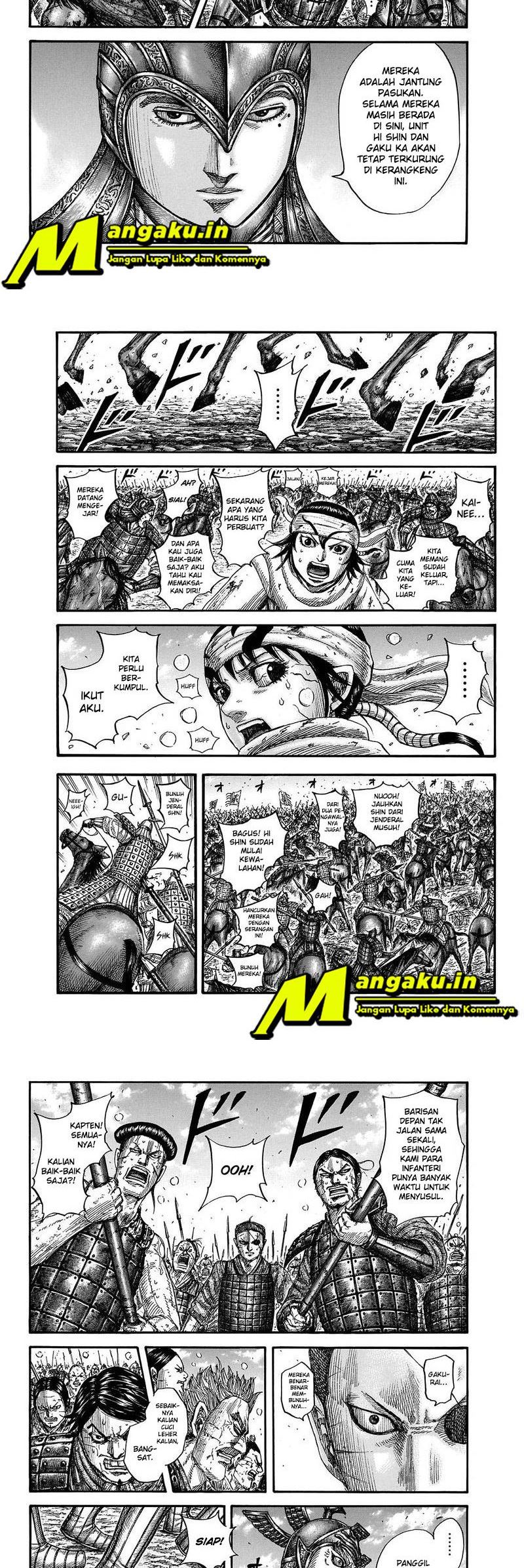 Kingdom Chapter 722 - halaman 3