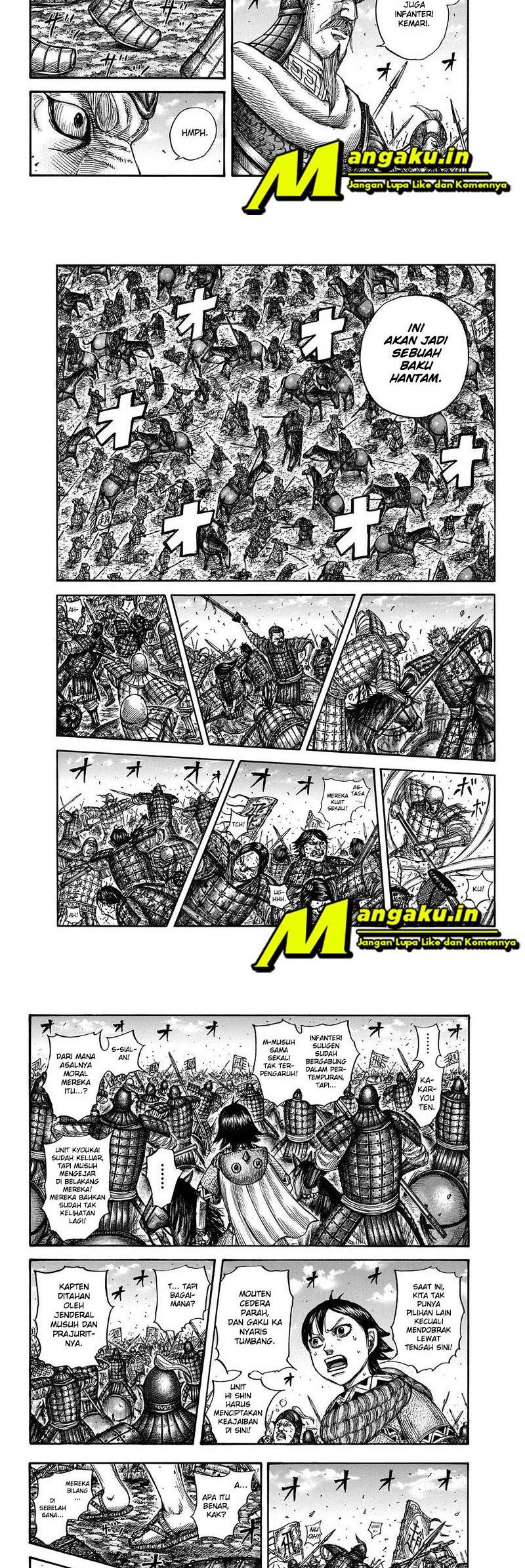 Kingdom Chapter 722 - halaman 4
