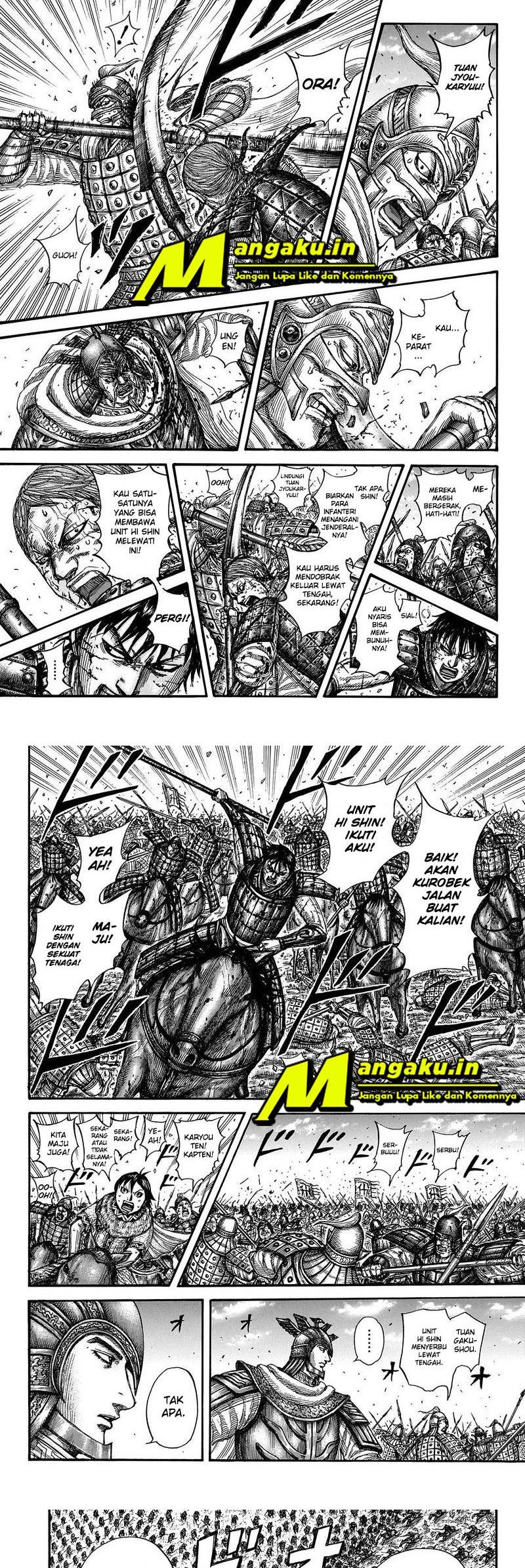 Kingdom Chapter 722 - halaman 8
