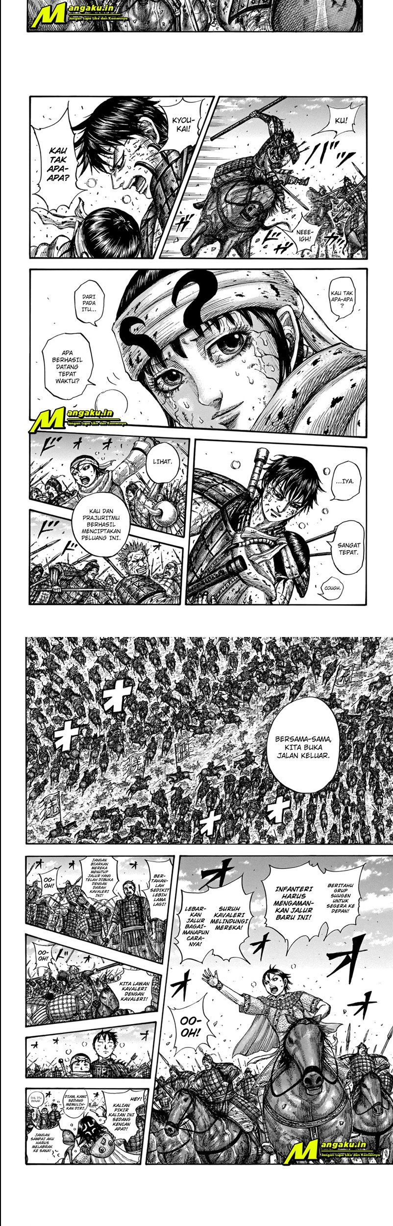 Kingdom Chapter 723 - halaman 3