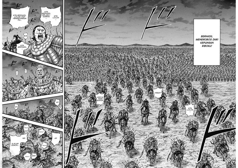 Kingdom Chapter 727 - halaman 9