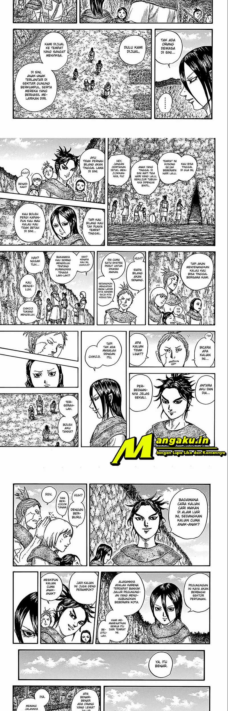 Kingdom Chapter 733 - halaman 2