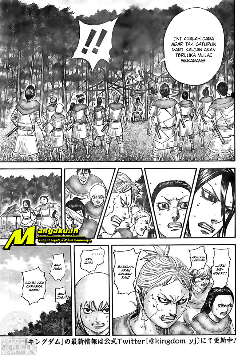 Kingdom Chapter 734 - halaman 18